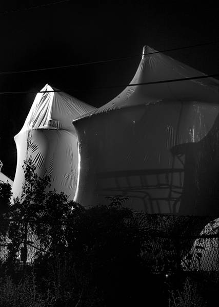 Wrapped Boats - photo an night